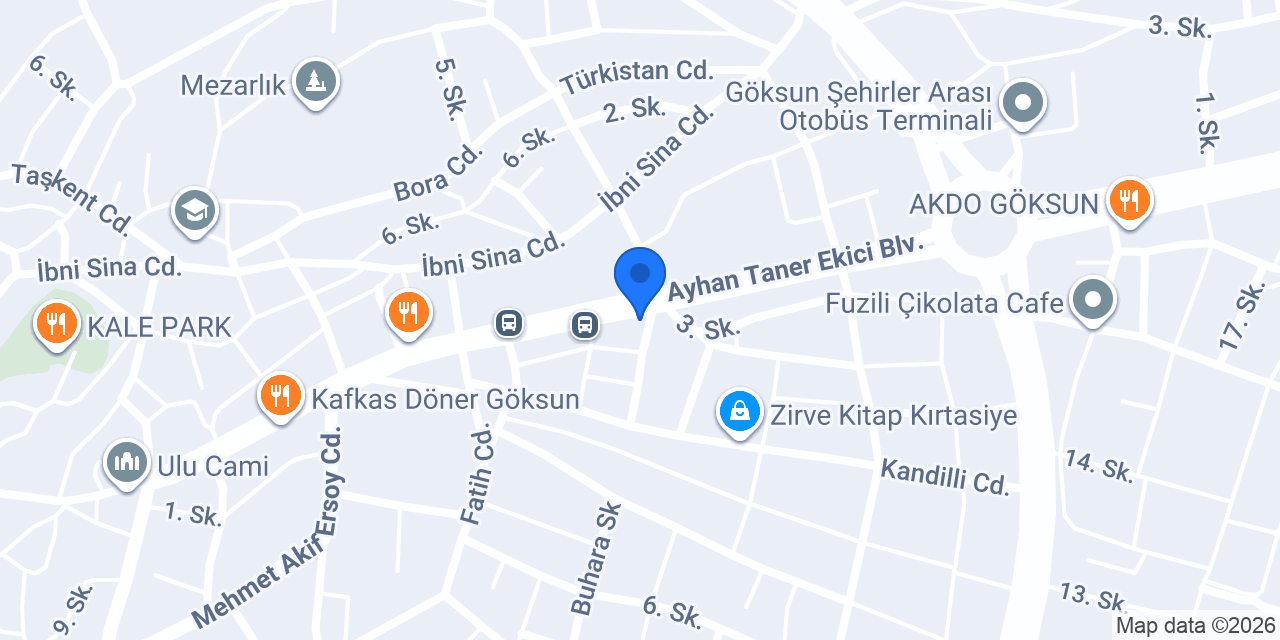 Göksun Eczanesi konumu