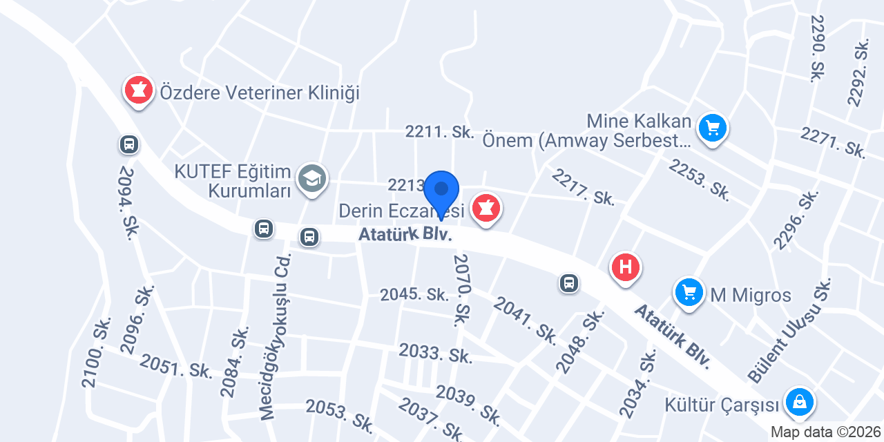 Özdere pide konumu