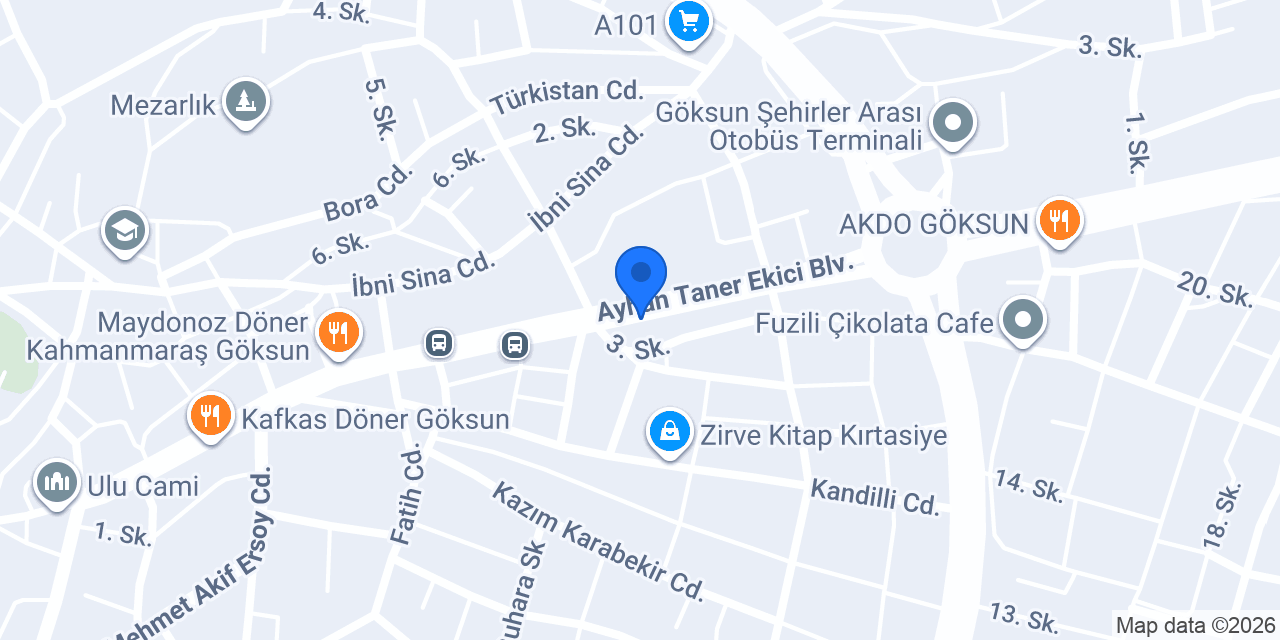 Hacıoğlu Et Pazarı konumu