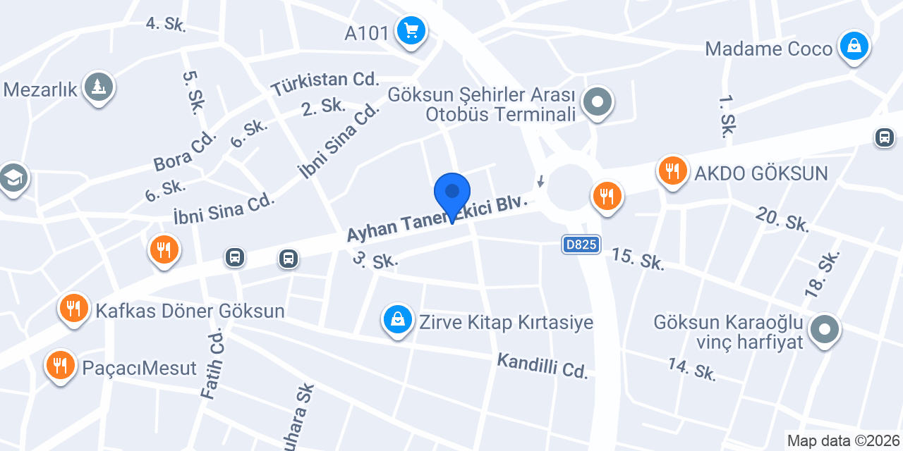 Akyıl Kuyumculuk konumu