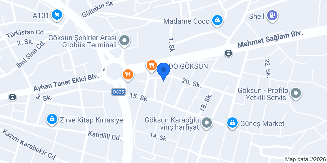 kaya_mobilya_goksun konumu