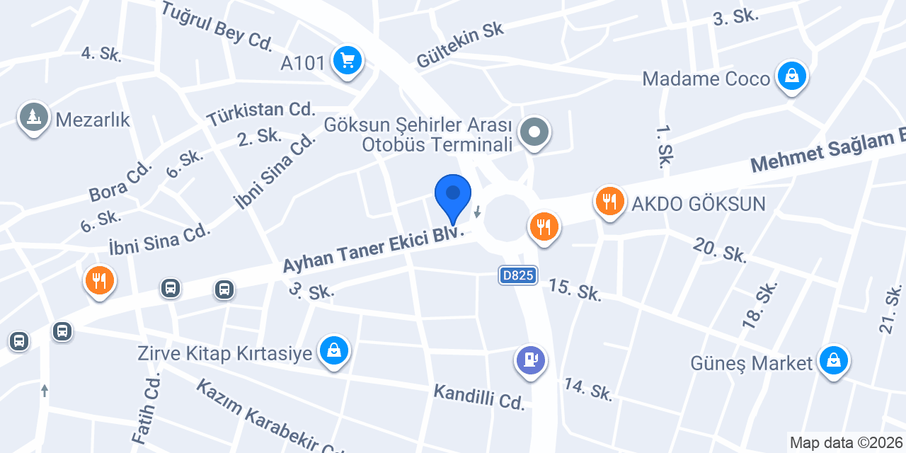 Gamze Kuyumculuk konumu