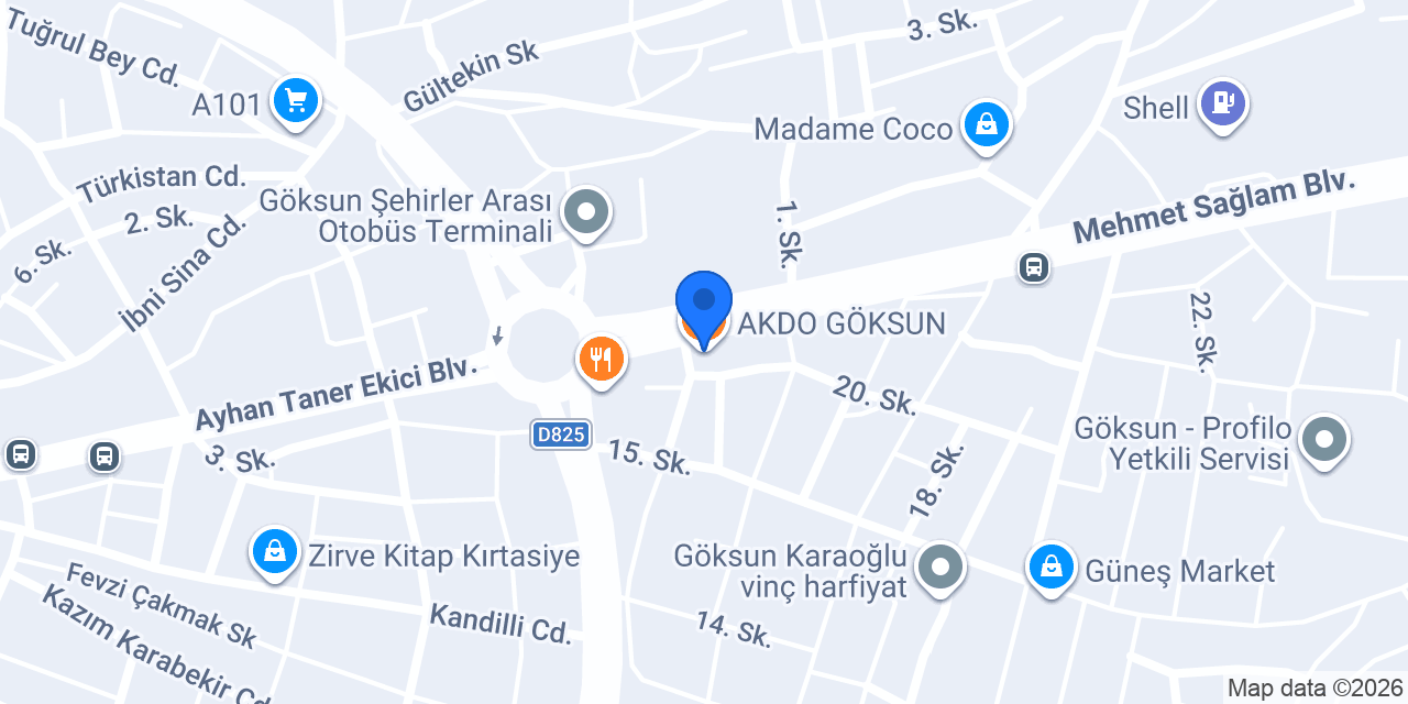 AKDO GÖKSUN konumu