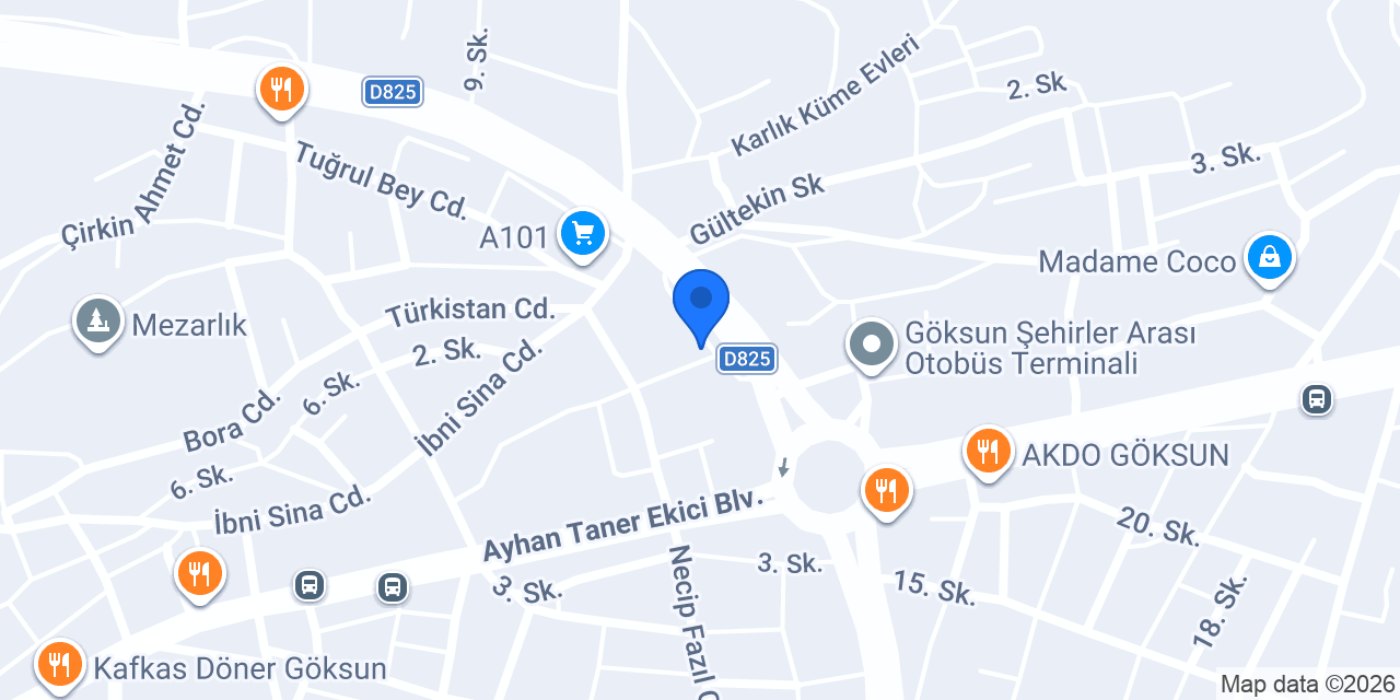 Bulduk Döner konumu