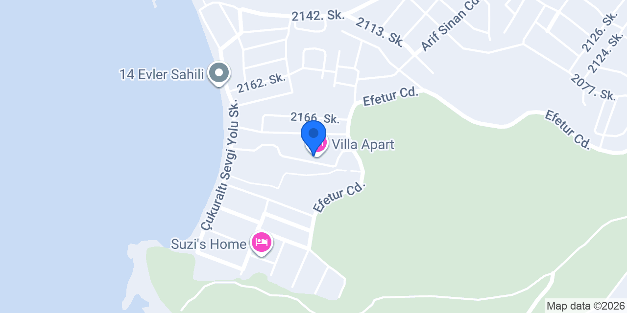 Villa Apart konumu