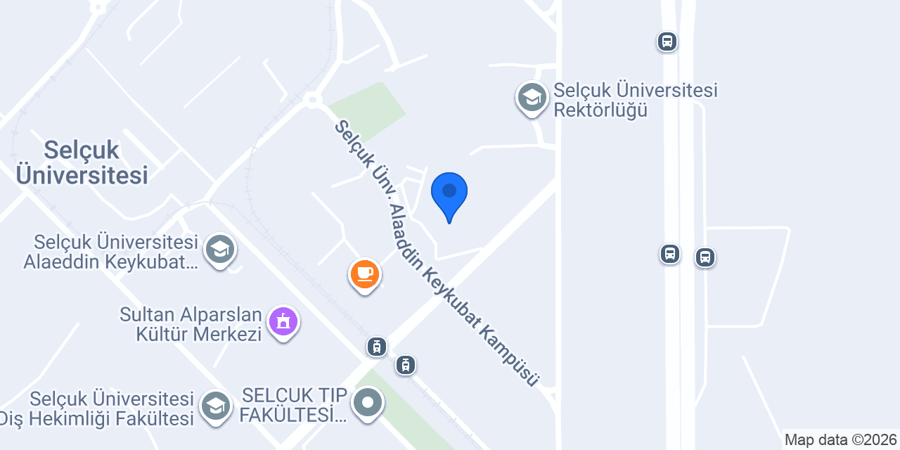 Selçuk Üniversitesi Müzesi konumu