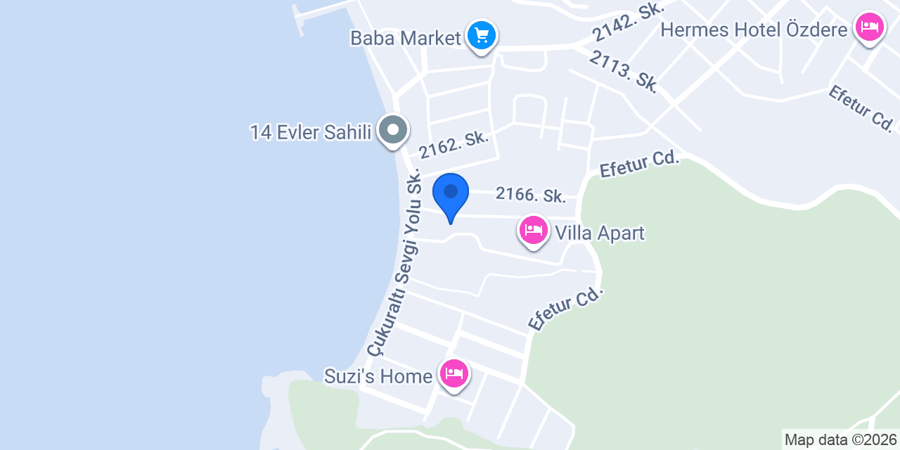Villa Hotel konumu