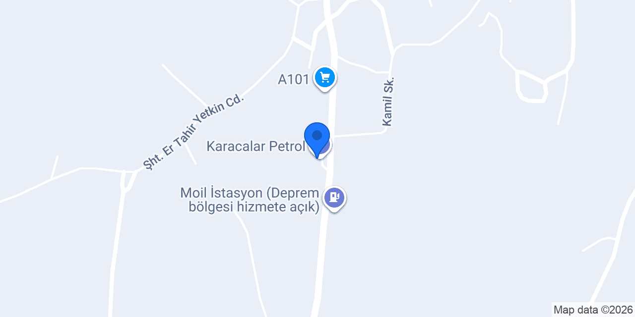 Karacalar Petrol konumu
