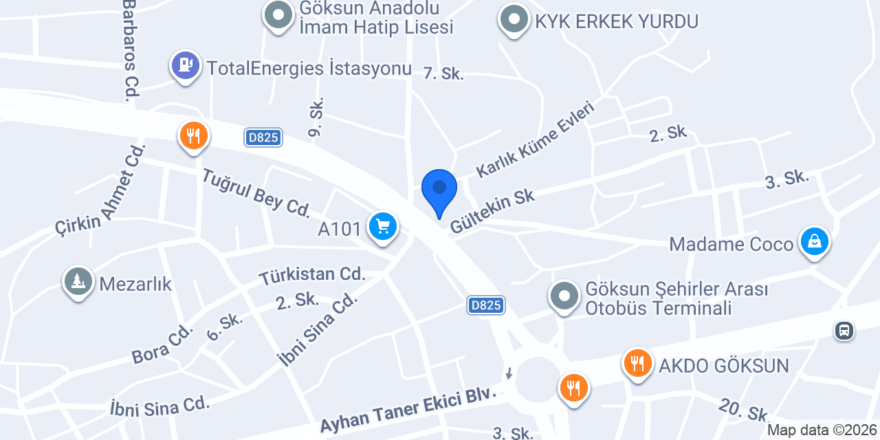 Kıraç Oto konumu
