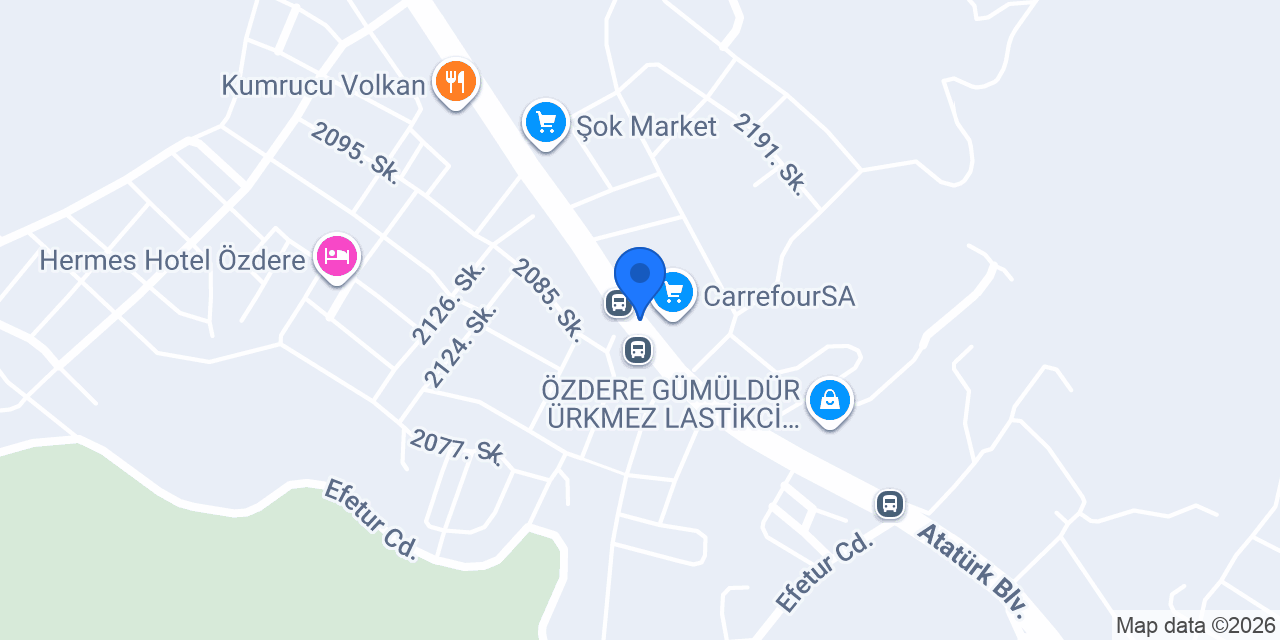 Başdaş Market Özdere konumu