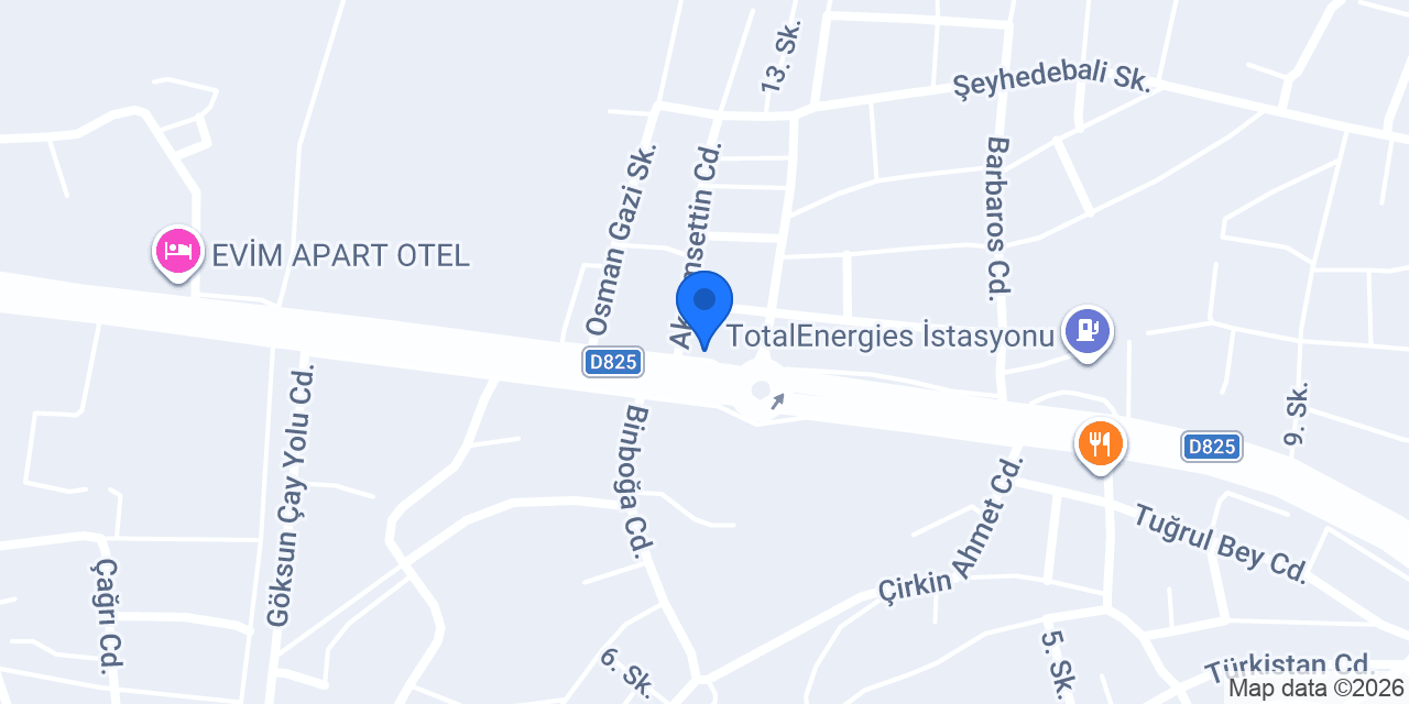 Sağıroğlu otomotiv konumu