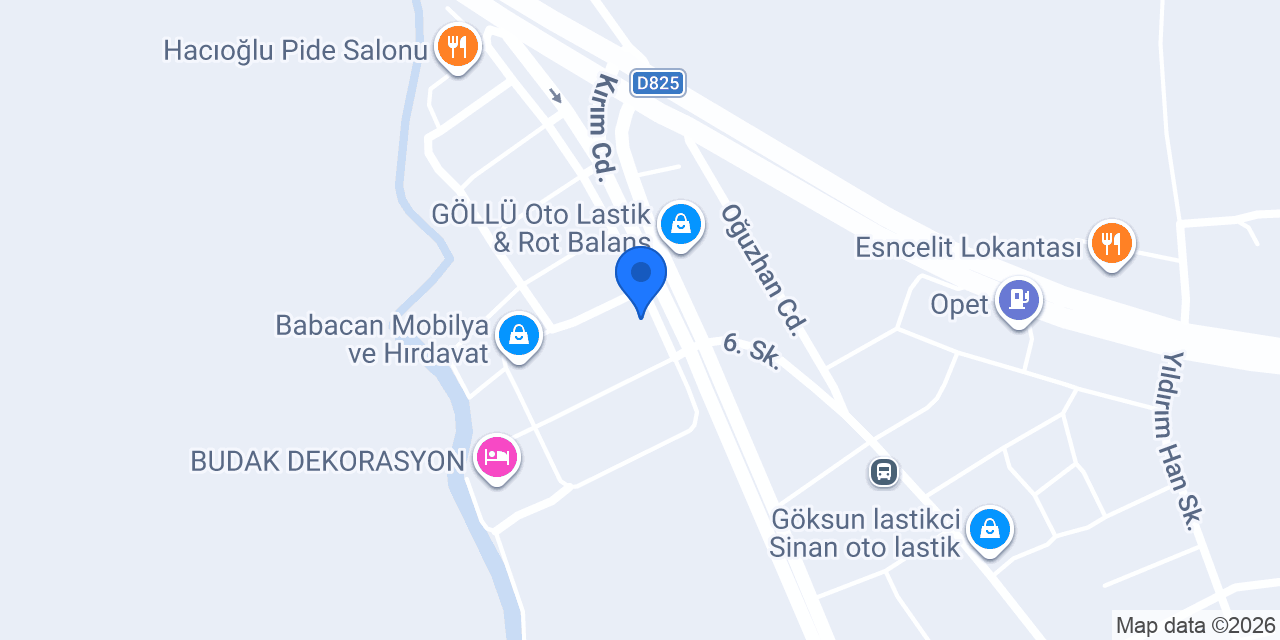 Üstün Ahşap Mobilya konumu
