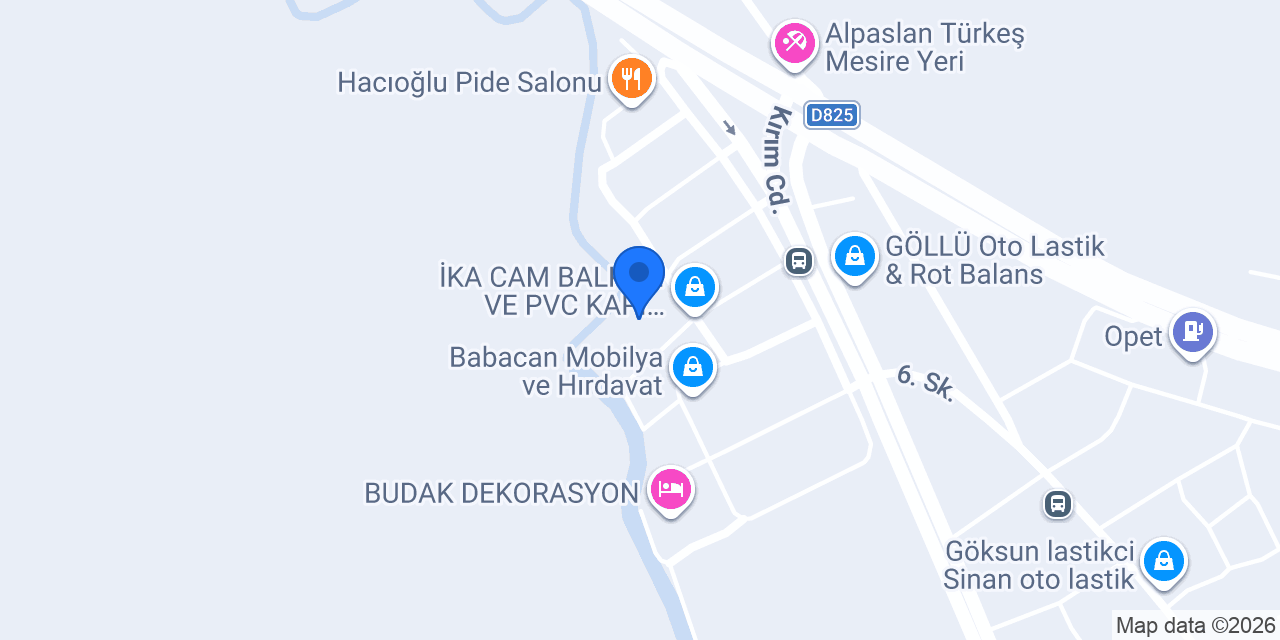 Parlak Kereste Ticareti konumu