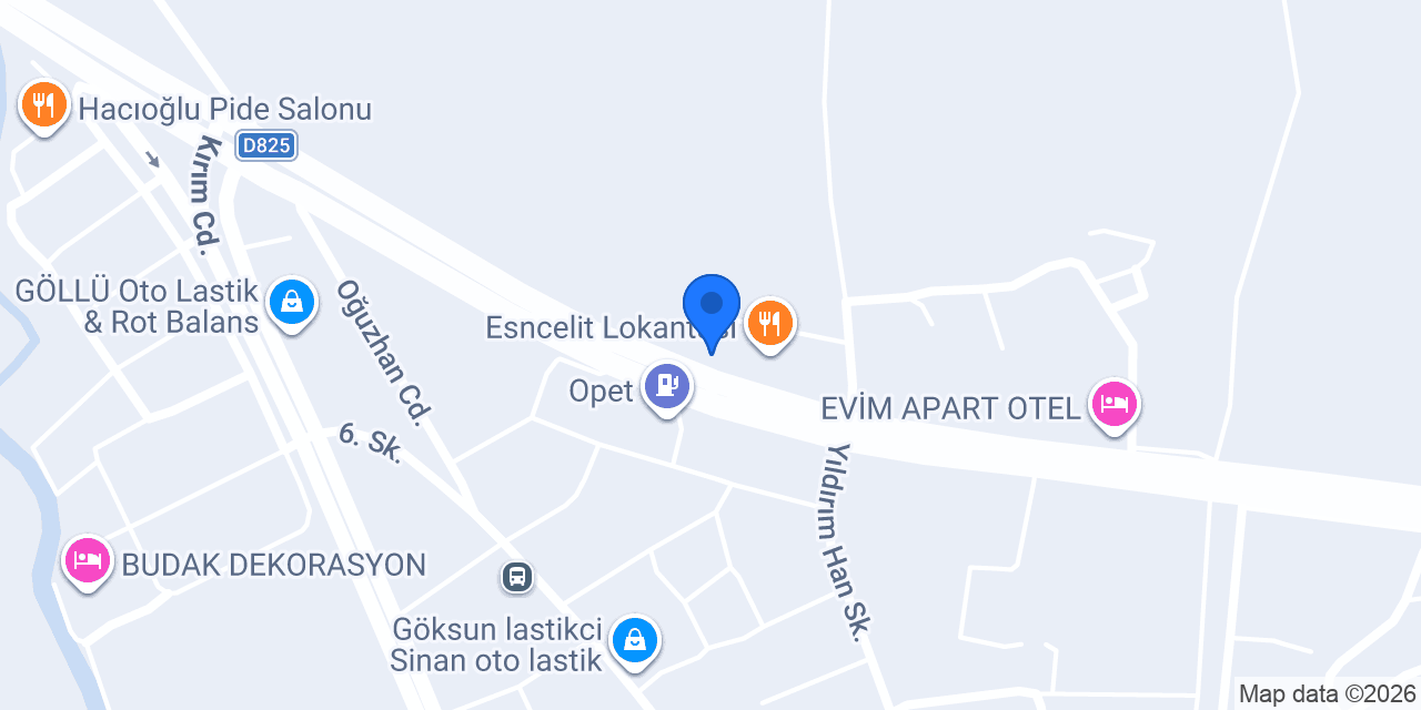 ANTÜRKLER ET LOKANTASI konumu