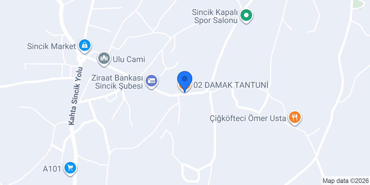 02 DAMAK TANTUNİ konumu