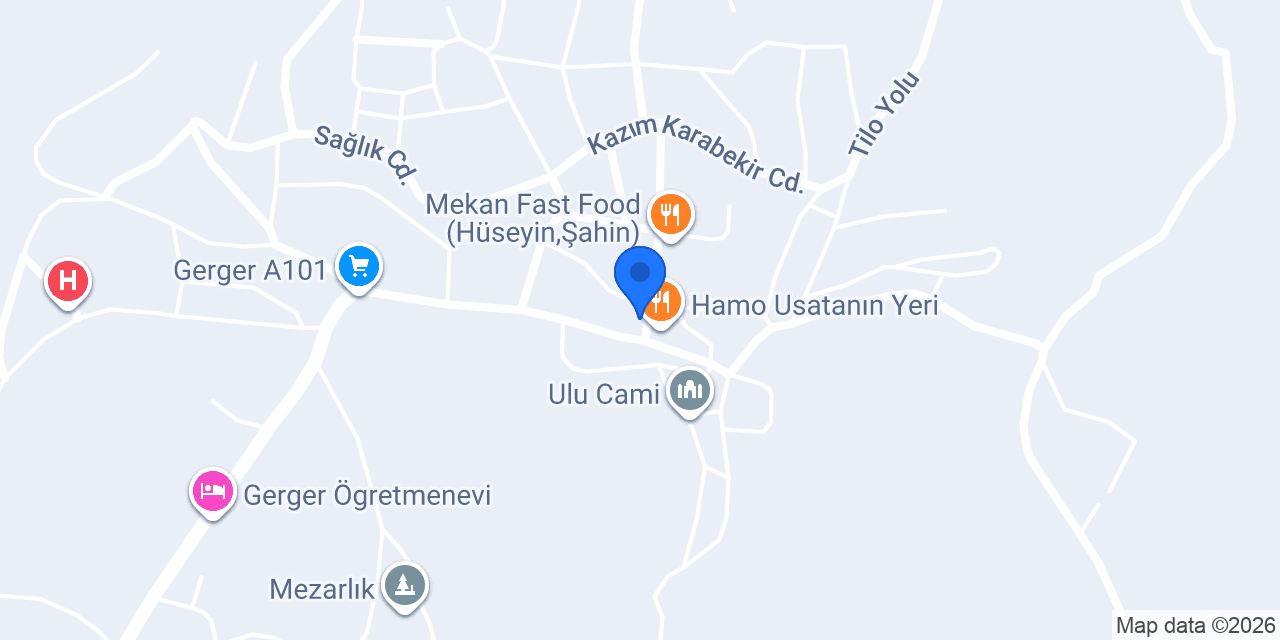 Kahta Çiğ Köfte Salonu konumu