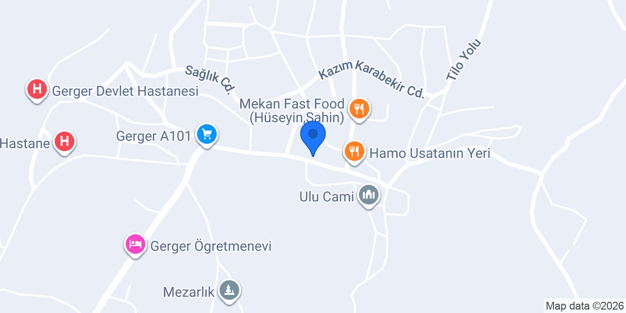 Çınar Et Pazarı konumu