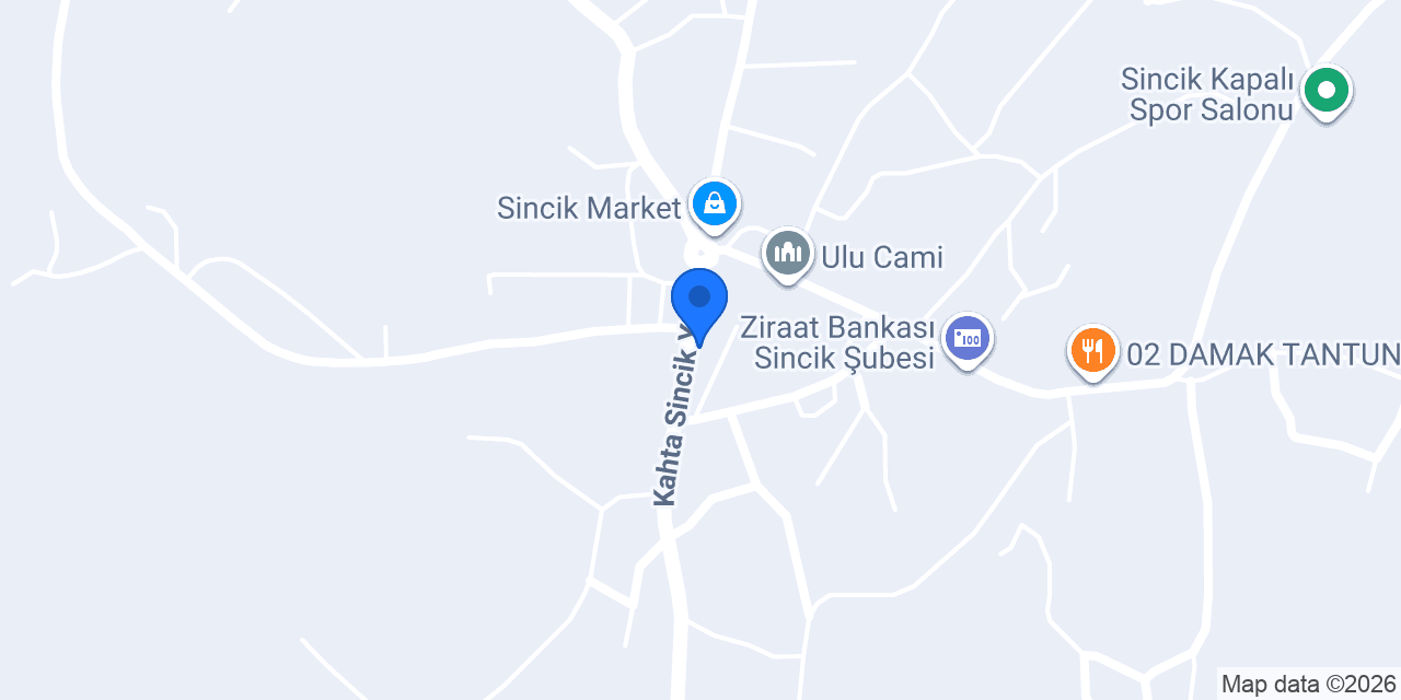 Sincik Şark Sofrası konumu