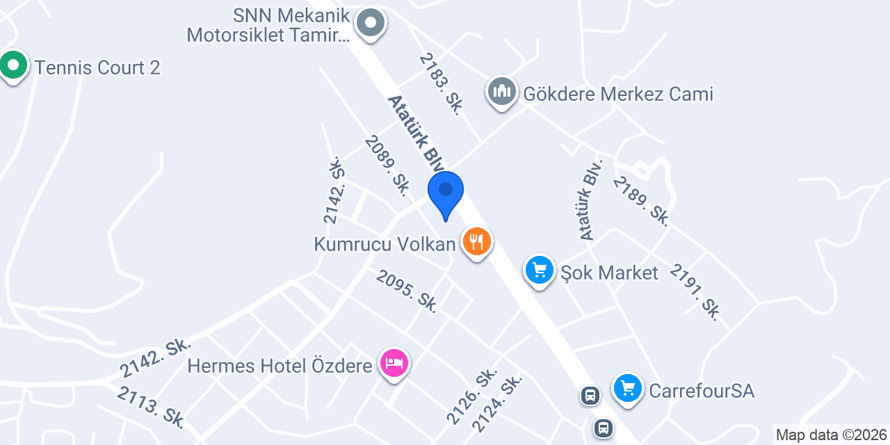 ÖZDERE ÇELİK ELEKTRİK konumu