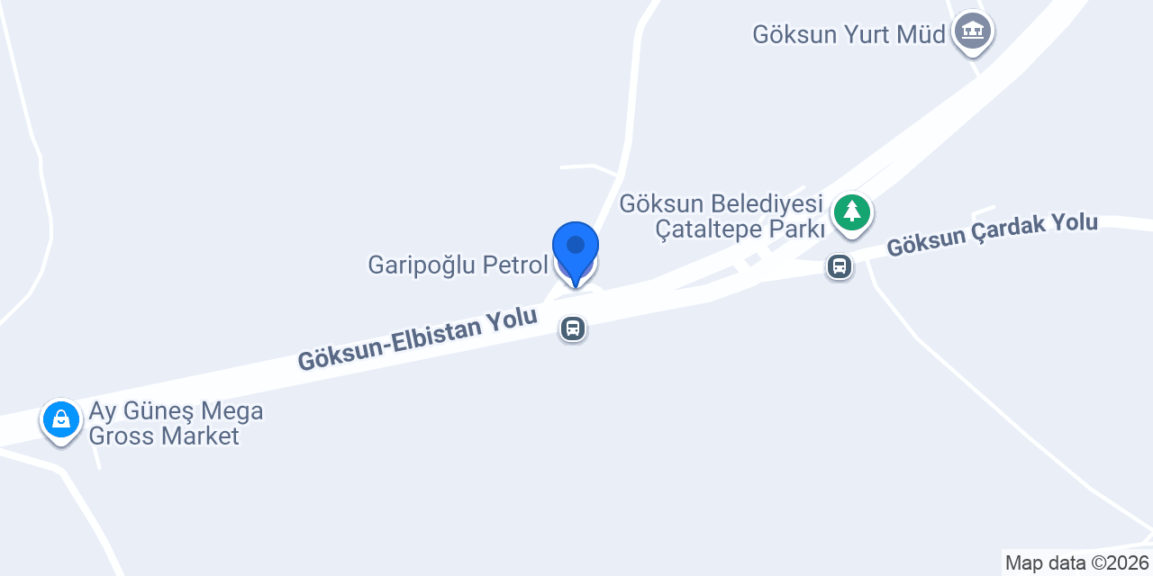 Garipoğlu Petrol konumu