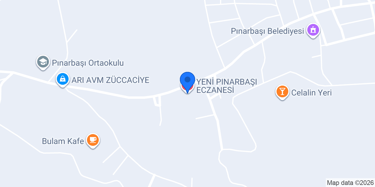 YENİ PINARBAŞI ECZANESİ konumu