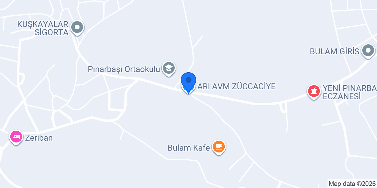 ARI AVM ZÜCCACİYE konumu