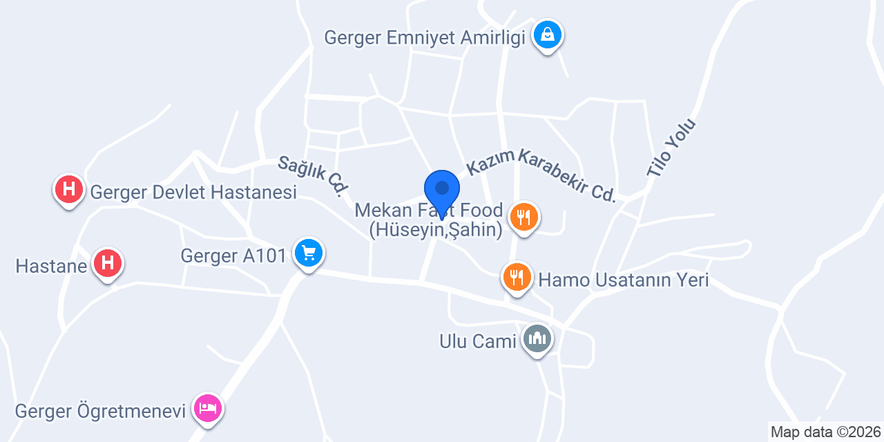 Gerger Adliyesi konumu