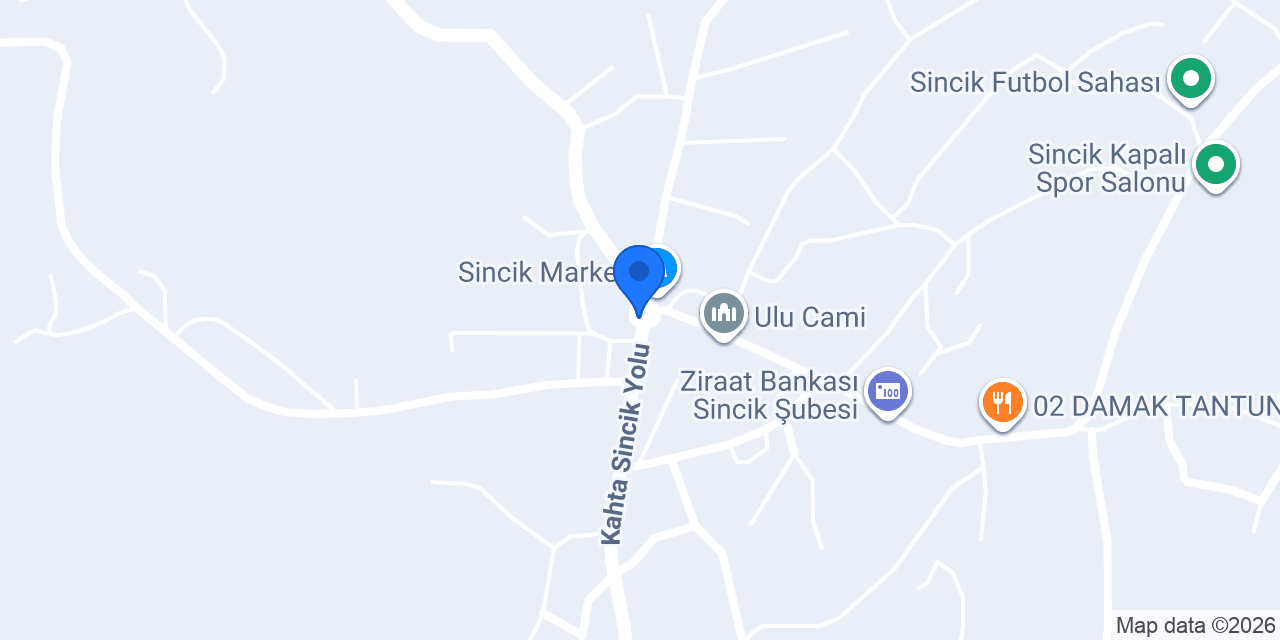 Sincik Nar Çiçeği Cafe Restorant konumu