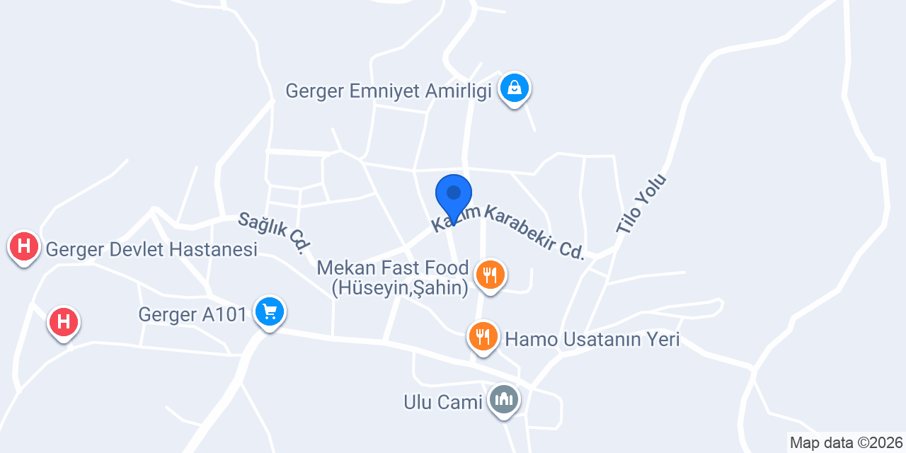 Gerger PROYEM Bayisi konumu