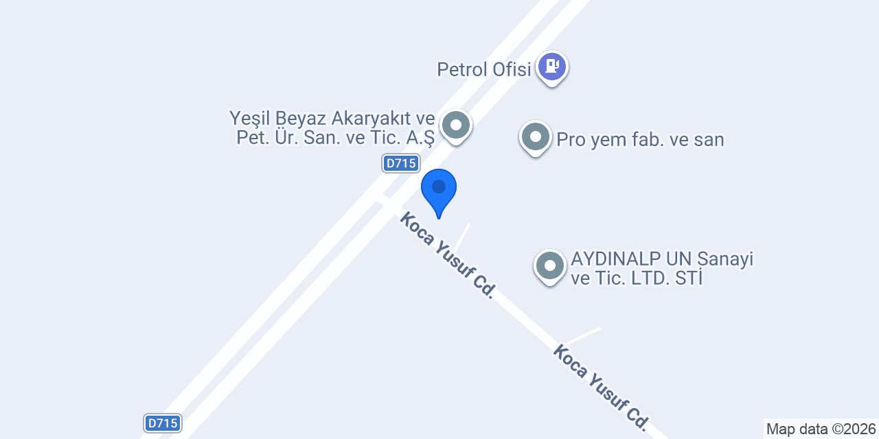Matlı Yem Fabrikası konumu