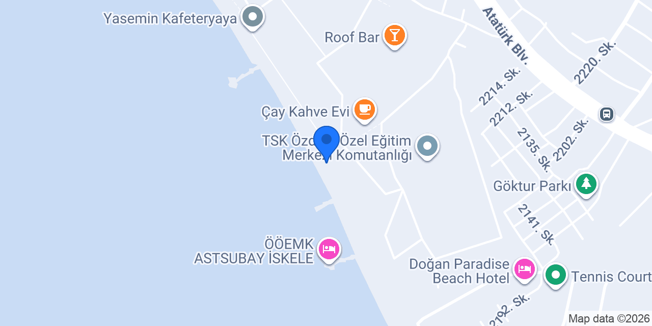 Menekşe Cafe konumu