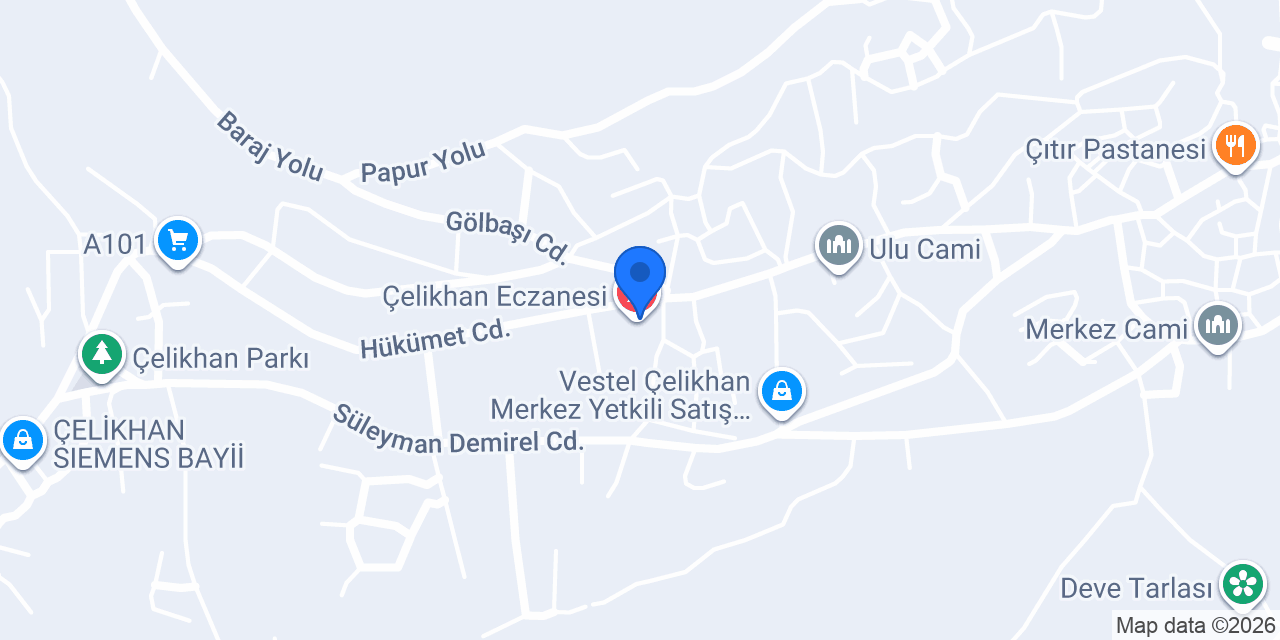 Merkez Kitabevi konumu