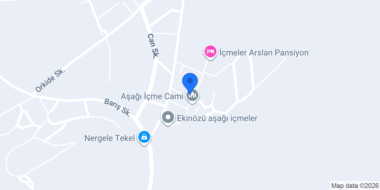 Özcan Otel konumu