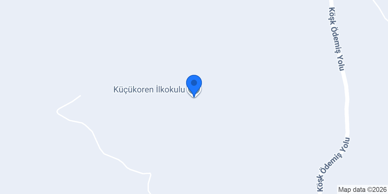 Küçükoren İlkokulu konumu