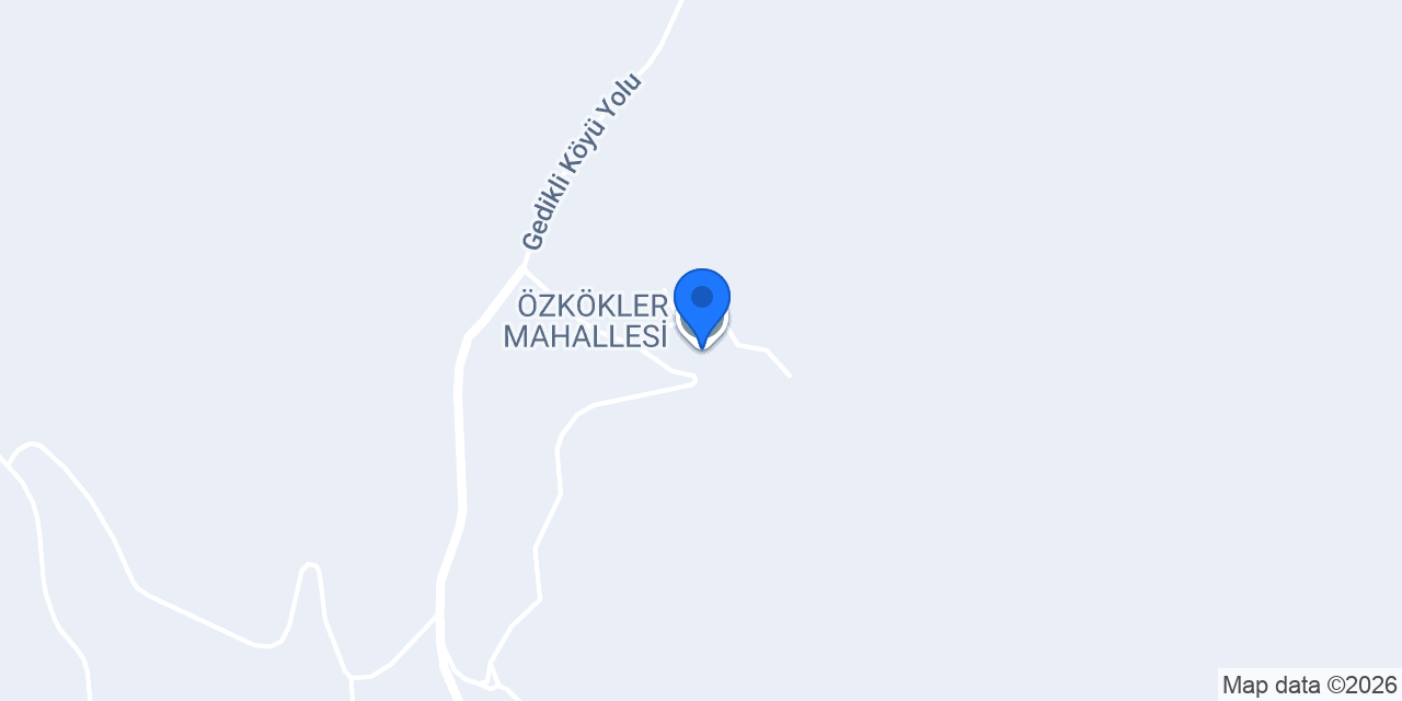 ÖZKÖKLER MAHALLESİ konumu