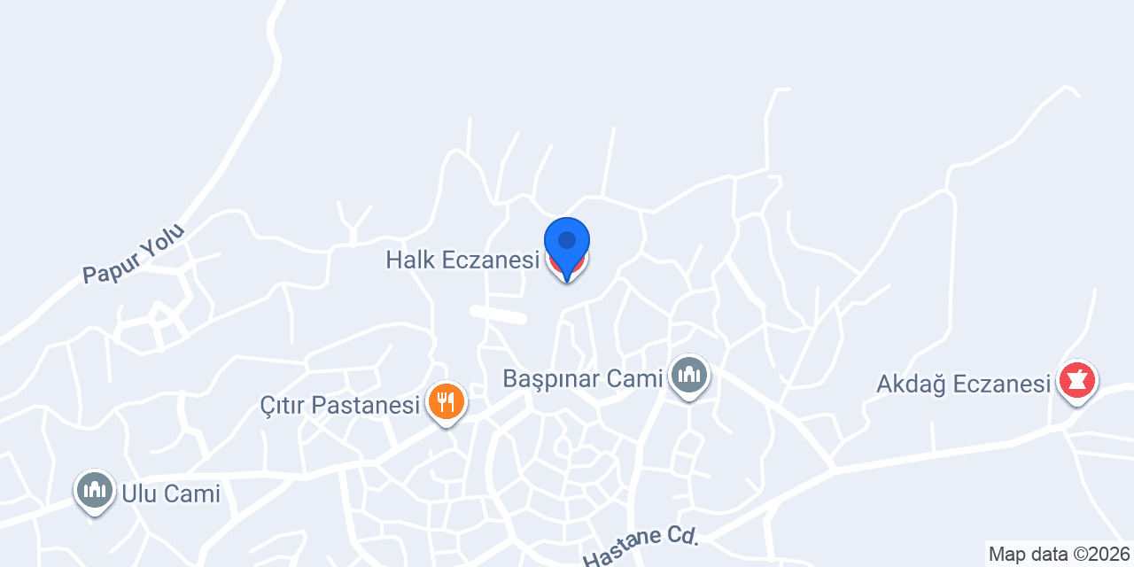 Halk Eczanesi konumu