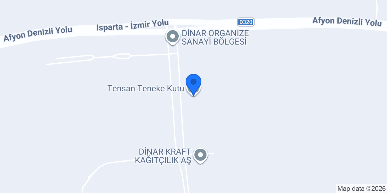 Tensan Teneke Kutu konumu