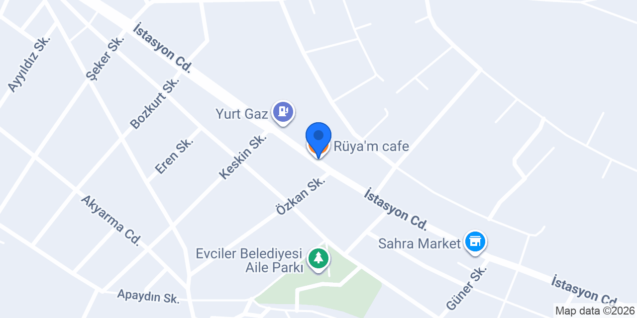 Rüya'm cafe konumu