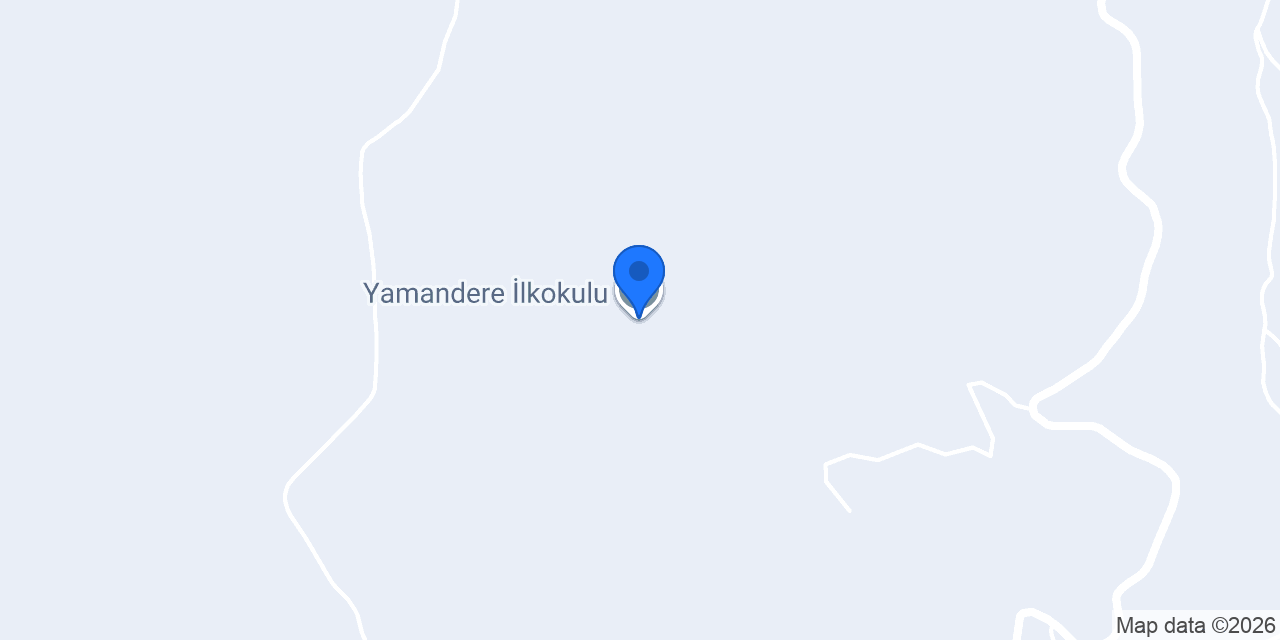 Yamandere İlkokulu konumu