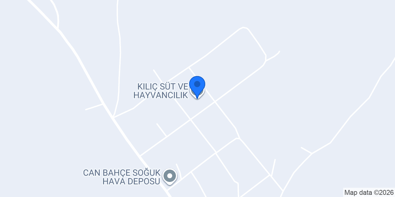 KILIÇ SÜT VE HAYVANCILIK konumu