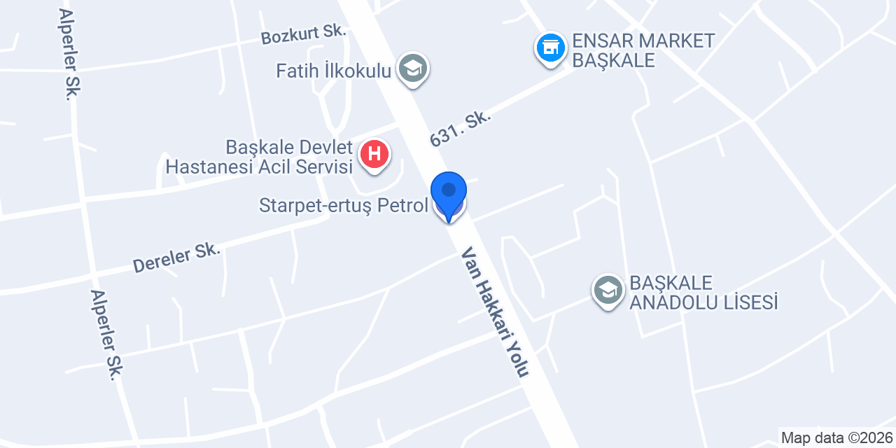 Starpet-ertuş Petrol konumu