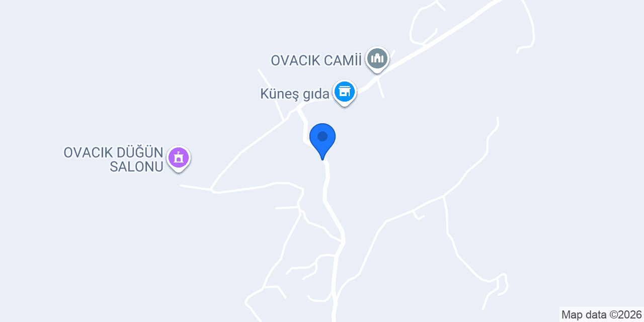 Ovacık Küplü İlköğretim Okulu konumu