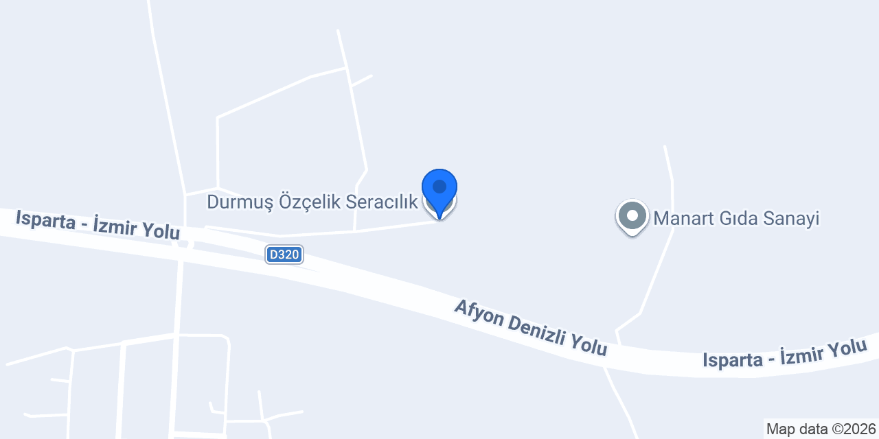 Durmuş Özçelik Seracılık konumu