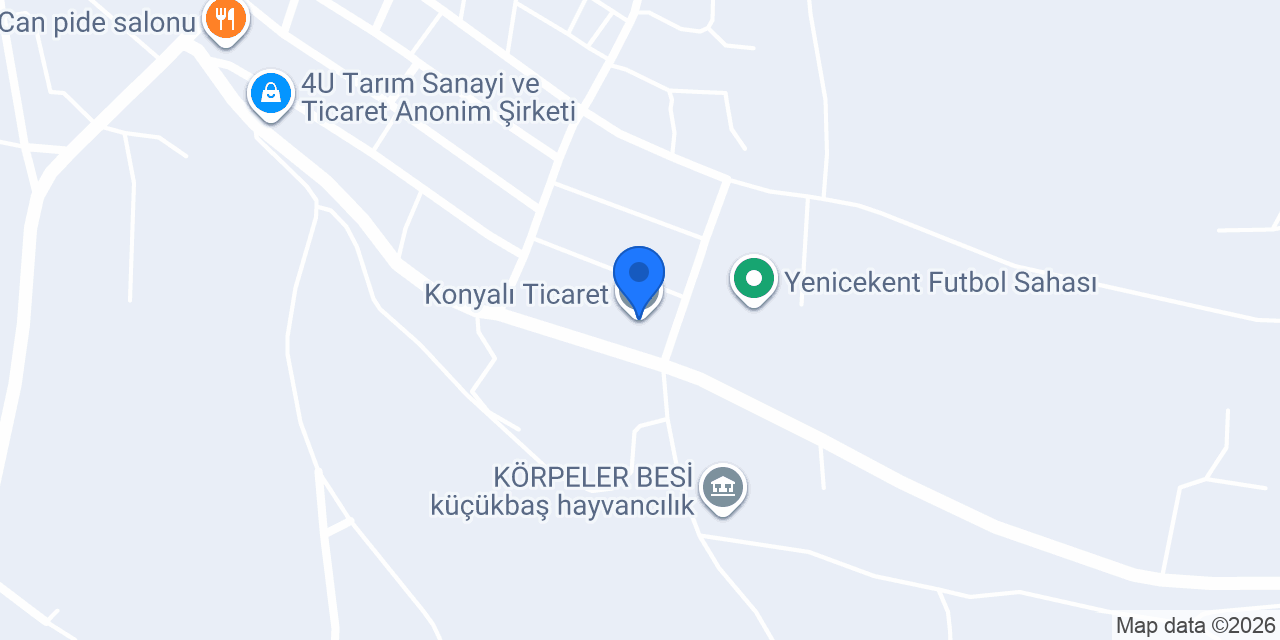 Konyalı Ticaret konumu