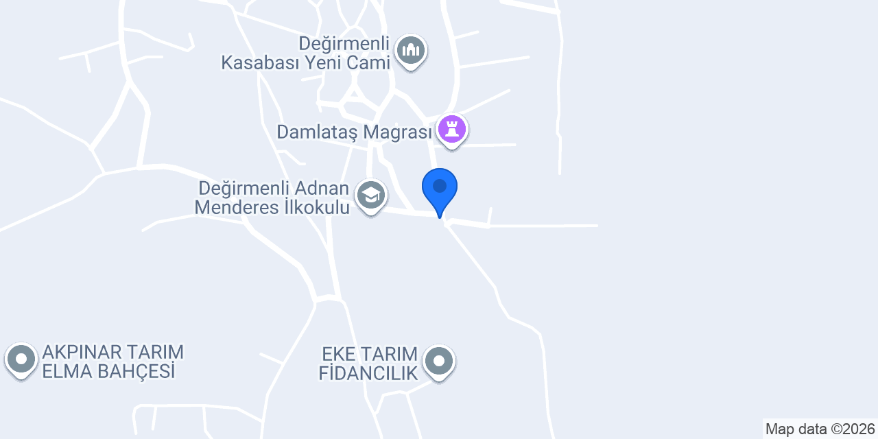 Bereket Fidancılık konumu