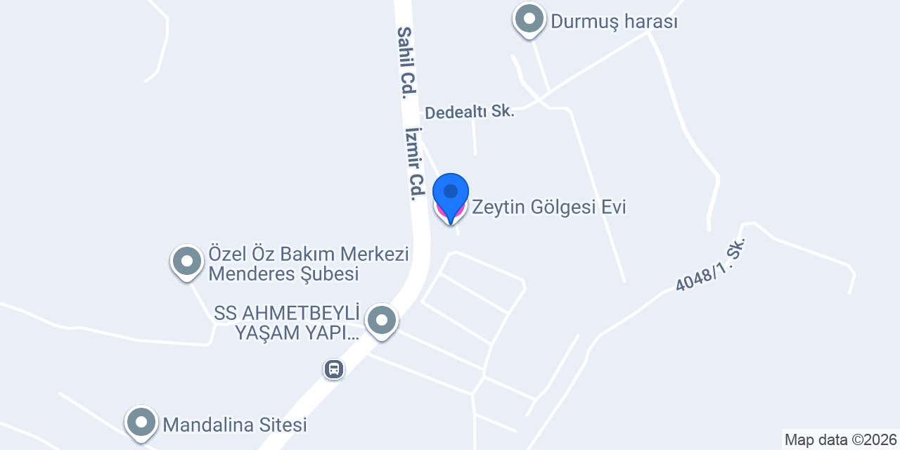 Zeytin Gölgesi Evi konumu