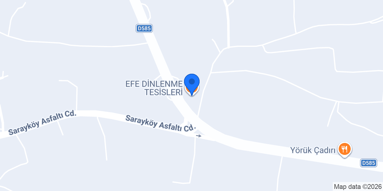EFE DİNLENME TESİSLERİ konumu