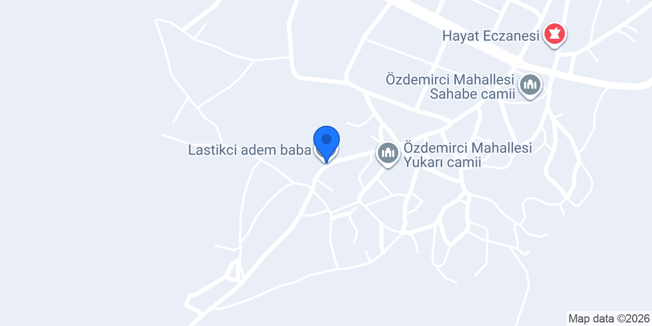 Lastikci adem baba konumu