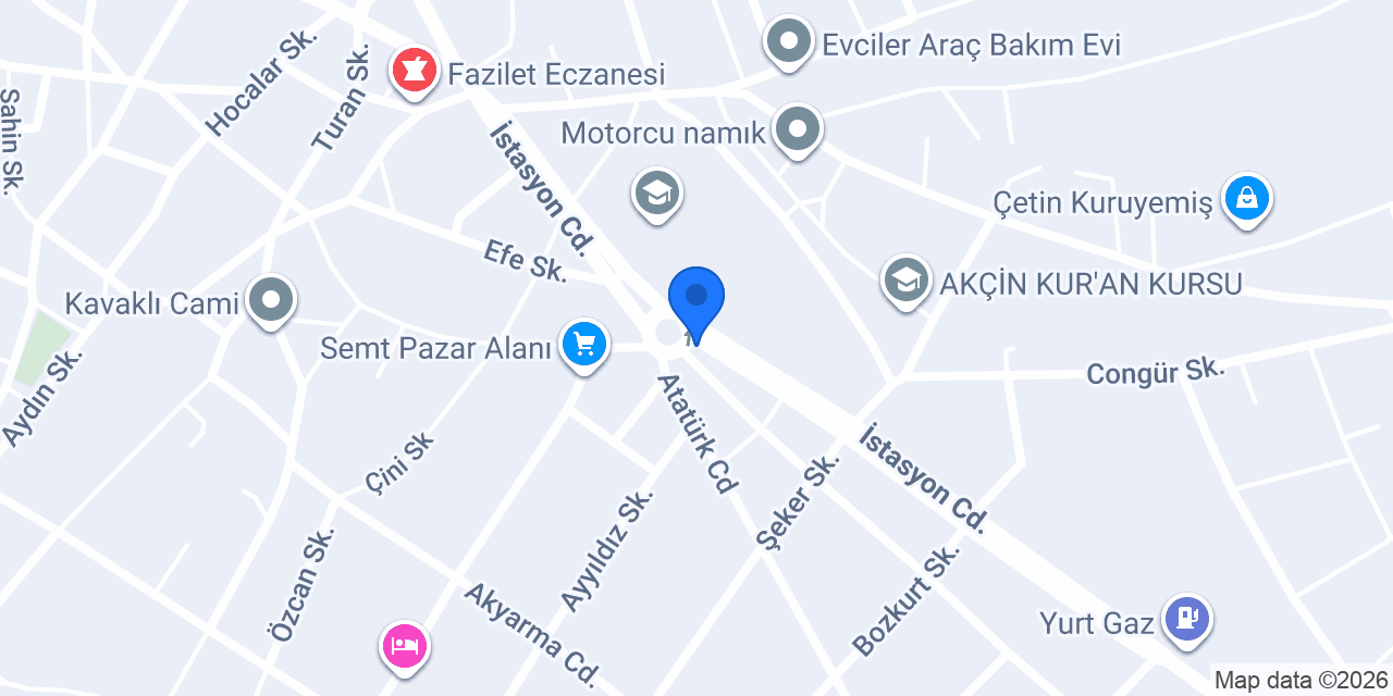 Aygaz Tüp Bayisi konumu