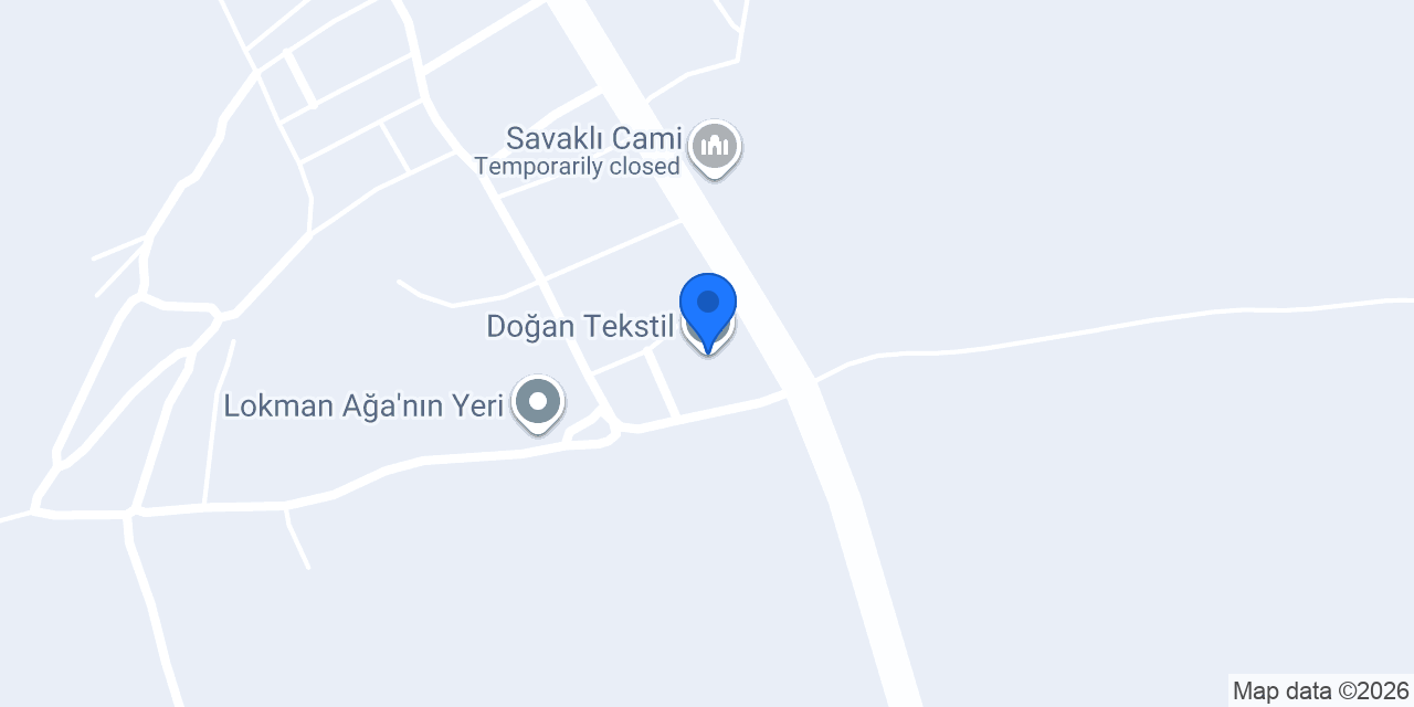 Doğan Tekstil konumu